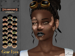 Sims 4 — Steampunked_Gear_Eyes by LVNDRCC — Detailed eyes in natural and unnatural shades of brown, blue, hazel, green,