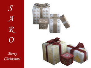 Sims 4 — SARO-Xmas gifts by SSR99 — gifts for your loved ones!