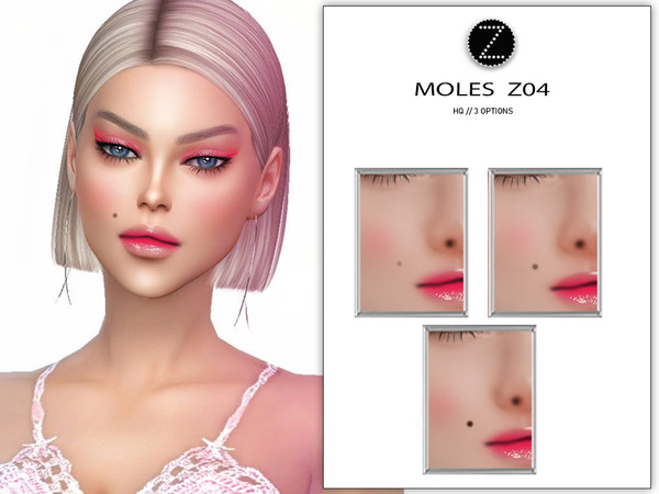 Sims 4 — MOLES Z04 by ZENX — -Base Game -All Age -For Female -3 colors -Works with all of skins -Compatible with HQ mod