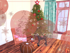 Sims 4 — Yara set by Ylka by Ylka — Christmas set to decorate your home. This set includes a Christmas tree and toys and