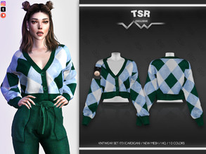 Sims 4 — KNITWEAR SET-173 (CARDIGAN) BD597 by busra-tr — 10 colors Adult-Elder-Teen-Young Adult For Female Custom