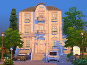 Sims 4 — Historic Townhouse - no CC  by Flubs79 — here is a historic townhouse for your sims this build has 2 bath and 3
