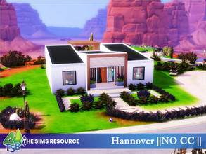 Sims 4 — Hannover || NO CC || by Bozena — The house is located in the Shady Acres . StrangerVille. Lot: 30 x 20 Value: $