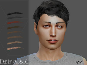 Sims 4 — Eyebrows_6 by LVNDRCC — Thick, natural eyebrows in blonde, dark blonde, honey, copper ginger red, dark and light