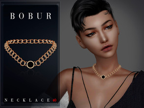 Sims 4 — Chain Necklace by Bobur2 — Chain necklace for female 2 colors HQ compatible I hope you like it