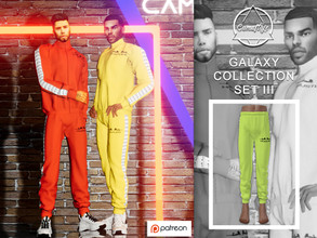 Sims 4 — [PATREON] GALAXY COLLECTION - SET III (Sweatpants) by Camuflaje — * New mesh * Compatible with the base game *