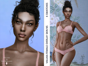 Sims 4 — [Patreon] Valuka - Female Overlay Skin N5 by Valuka — 4 brightness levels. Compatible with all EA skintones.