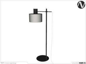 Sims 4 — Avon Floor Lamp by ArtVitalex — Lighting Collection | All rights reserved | Belong to 2021 ArtVitalex@TSR -