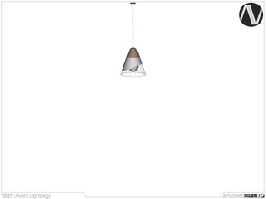 Sims 4 — Avon Asymmetric Half Lattice Ceiling Lamp Short by ArtVitalex — Lighting Collection | All rights reserved |