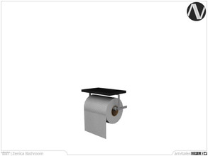 Sims 3 — Zenica Toilet Paper Holder by ArtVitalex — Bathroom Collection | All rights reserved | Belong to 2021