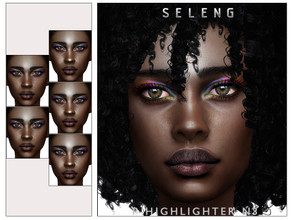 Sims 4 — P-Highlighter N3 [Patreon] by Seleng — Female l Male Child to Elder 7 variations Skin Detail Section Custom