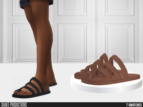 Sims 4 — 813 - Male Slippers by ShakeProductions — Shoes/Slippers New Mesh All LODs Handpainted 14 Colors