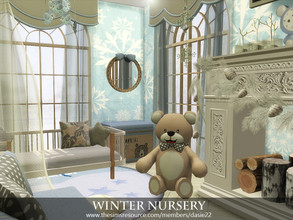 Sims 4 — Winter Nursery by dasie22 — Winter Nursery is a lovely room for a toddler. Please, use code "bb.moveobjects