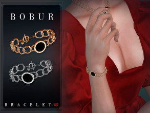Sims 4 — Chain Bracelet R by Bobur2 — Chain bracelet for female for right hand 2 colors HQ compatible I hope you like it