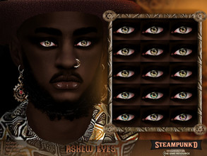 Sims 4 — Steampunked - Askew Eyes by MSQSIMS — These Steampunk Eyes are available in 15 Swatches. It is suitable for