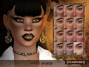 Sims 4 — Steampunked - Silas Blush by MSQSIMS — This Steampunk Blush is available in 12 Swatches. It is suitable for