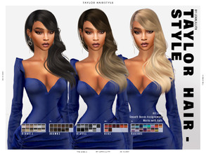 Sims 4 — LeahLillith Taylor Hairstyle by Leah_Lillith — Taylor Hairstyle All LODs Smooth bones Custom CAS thumbnail Works