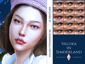 Sims 4 — Valuka - Eyeshadow N4 by Valuka — 15 colours CAS thumbnail Eyeshadow category HQ compatible