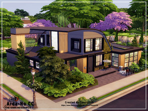 Sims 4 — Arda-No CC by Danuta720 — Cost: $157552 - 3 bedroom - 3 bathroom Lot size: 40x30 No CC by Danuta720