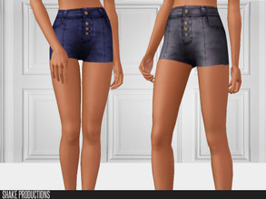 Sims 3 — ShakeProductions-S3-138 by ShakeProductions — Denim shorts Recolorable