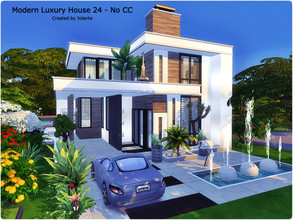 Sims 4 — Modern Luxury House 24 - No CC by jolanta2 — This house will be a wonderful place for your Sim family. Includes: