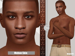 Sims 4 — Muhan Skin by MSQSIMS — This male skin with eyebrows and hair scalp is available in 12 Colors. It is suitable