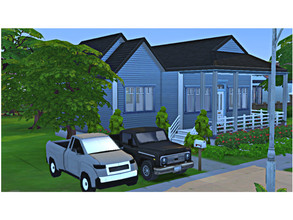 Sims 4 — Starfall Row NO CC by newbiesimsie — Welcome to the humble abode at Starfall Row. Before, the owner's vision for