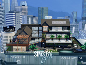 Sims 4 — View Club Spa by SIMSBYLINEA — Forget the your stressful everyday life for a moment and dive into the relaxing