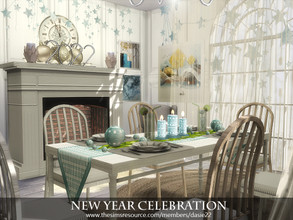 Sims 4 — New Year Celebration by dasie22 — New Year Celebration is a charming dining room. Please, use code