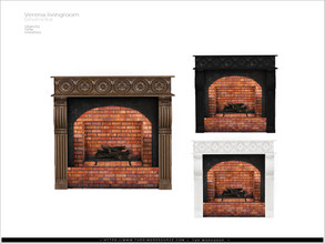 Sims 4 — Verena livingroom - fireplace by Severinka_ — Fireplace From the set 'Verena livingroom' Build / Buy category: