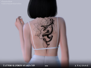 Sims 4 — Tattoo-Random Snakes n19 by ANGISSI — * HQ compatible * Female+Male * Works with all skins * Custom thumbnail