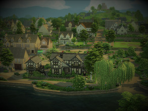 Sims 4 — Old Medieval Farmhouse no cc by sgK452 — Old medieval farmhouse, transformed into a comfortable and warm house