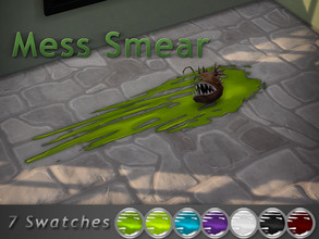 Sims 4 — Mess Smear by RoyIMVU — Smear of some sort of paint or slime? 