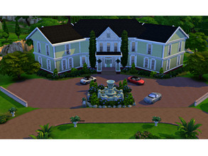 Sims 4 — Oakenstead Revamped NO CC by newbiesimsie — We all know that one "mansion" in Willow Creek. I