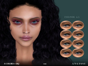 Sims 4 — Eyeliner-A23 by ANGISSI — *For all questions go here - angissi.tumblr.com 8 colors HQ compatible female Custom