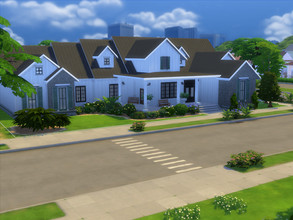 Sims 4 — Cedar 113   by gredsuke2 — Unfurnished house for a family of 5. 