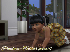 Sims 4 — Toddler poses by Pandorassims4cc — Pose pack contains 7 poses in total