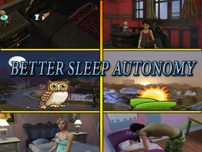 Sims 4 — Better Sleep Autonomy by Mokunoid — While there is some behaviour in The Sims 4 that defines a loose