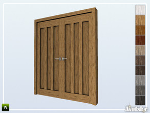 Sims 4 — Hinton Door 2x1 by Mutske — Part of the construtionset Hinton. Made by Mutske@TSR.