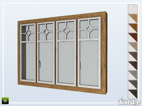 Sims 4 — Hinton Window Counter Closed 2x1 by Mutske — Part of the construtionset Hinton. Made by Mutske@TSR.
