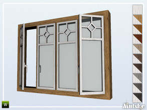 Sims 4 — Hinton Window Counter Open 2x1 by Mutske — Part of the construtionset Hinton. Made by Mutske@TSR.