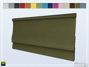 Sims 4 — Hinton Roman Curtain Mid 2x1 by Mutske — Part of the construtionset Hinton. Made by Mutske@TSR.