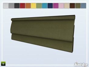 Sims 4 — Hinton Roman Curtain Short 2x1 by Mutske — Part of the construtionset Hinton. Made by Mutske@TSR.