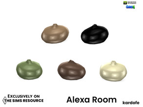 Sims 4 — Alexa Room_Vase 3 by kardofe — Decorative vase in five colour options