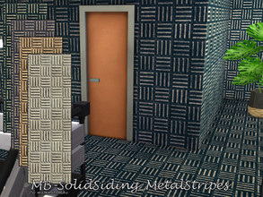 Sims 4 — MB-SolidSiding_MetalStripes by matomibotaki — MB-SolidSiding_MetalStripes Metal wall for interior and exterior