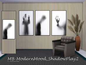 Sims 4 — MB-ModernMood_ShadowPlay2 by matomibotaki — MB-ModernMood_ShadowPlay2 Modern effect wallpaper with shadow play