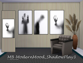 Sims 4 — MB-ModernMood_ShadowPlay3 by matomibotaki — MB-ModernMood_ShadowPlay3 Modern effect wallpaper with shadow play