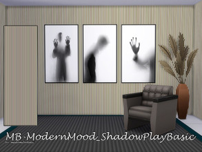 Sims 4 — MB-ModernMood_ShadowPlayBasic by matomibotaki — MB-ModernMood_ShadowPlayBasic Modern effect wallpaper with