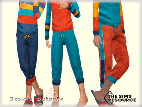 Sims 4 — Pants Child male by bukovka — Pants for boy only, kids. Installed autonomously, suitable for the base game, 3