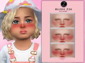 Sims 4 — BLUSH Z26 by ZENX — -Base Game -All Age -For Female -3 colors -Works with all of skins -Compatible with HQ mod
